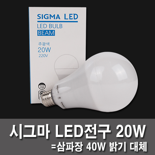 LED電球LEDランプLED電球20Wシグマ
