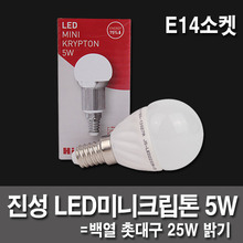 LED電球LEDミニクリプトン真性5W E14ミニソケットLEDランプ