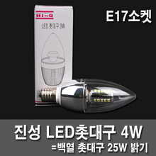 LED電球LEDキャンドルホルダー区真性3W E17透明ミニソケット